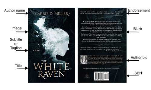 The White Raven by Carrie D. Miller anatomy book cover